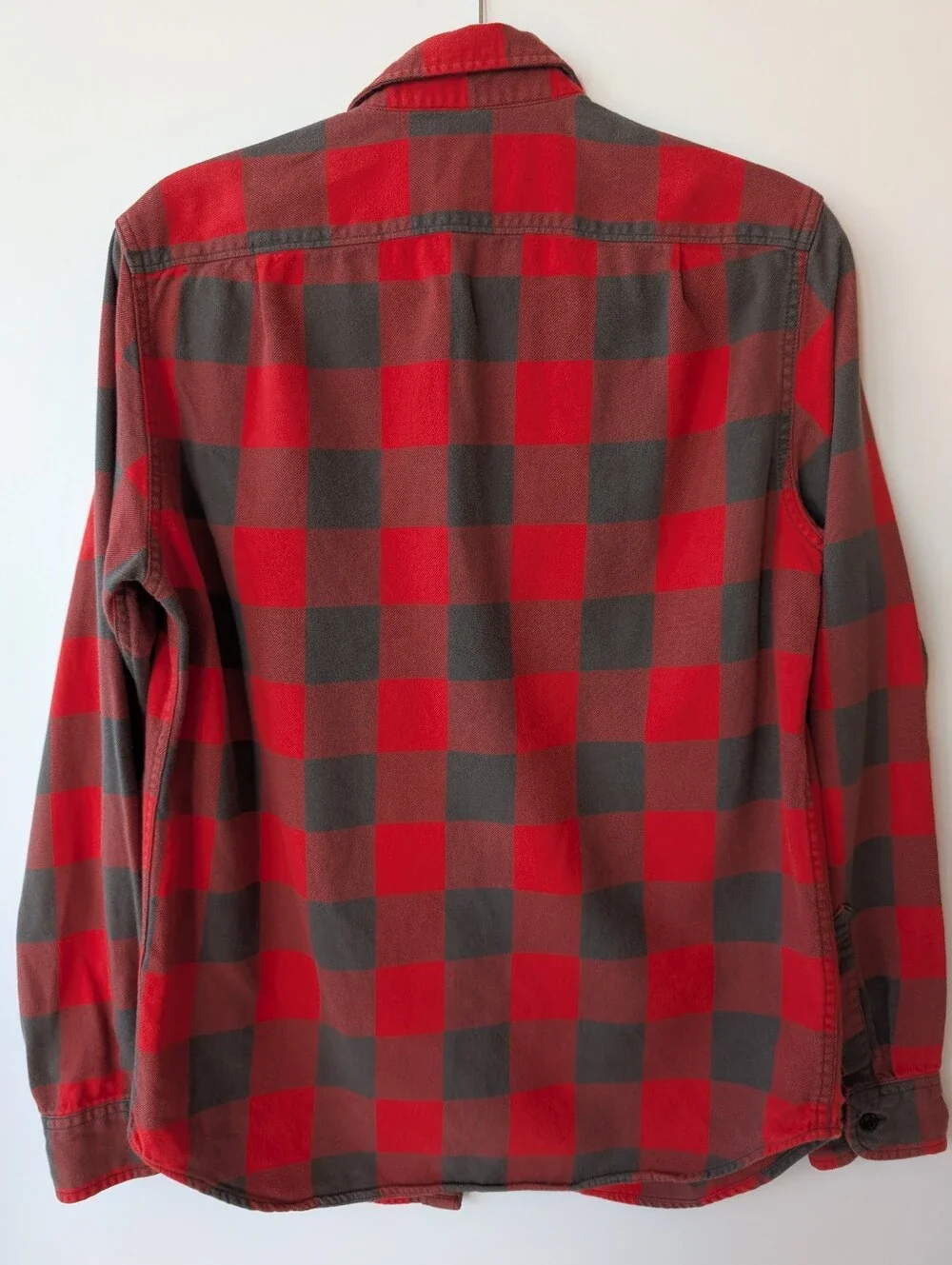 J. Crew Red and Gray Buffalo Plaid Shirt